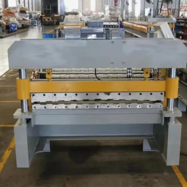 Quality PLC Control Metal Cold Roofing Sheet Making Machiney Roof  Tile Wall Pannel Roll Forming Machine for sale