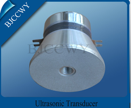68mm Length Multi Frequency Ultrasonic Transducer 28KHZ/40KHZ/120KHZ Frequency