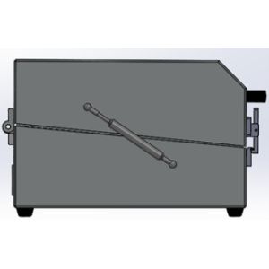 Automatic Clamshell Hatchback Pneumatic Shielded Enclosures Durable Manual Operation