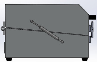 Quality Automatic Clamshell Hatchback Pneumatic Shielded Enclosures Durable Manual Operation for sale