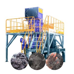Wholesale Tire Wire Cleaning Machine with Tungsten Steel Blade and Multi-stage Magnetic Separation for High Purity Steel Wire Recovery from china suppliers