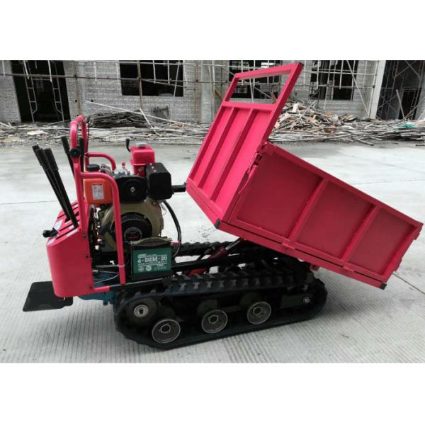 Durable Small Tracked Dumpers / Rubber Track Carriers With Automatic Transmissio