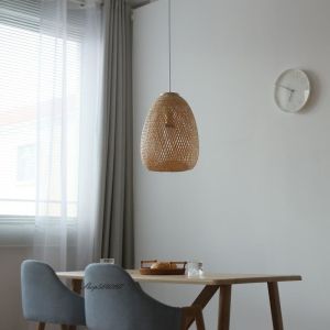 Vintage Bamboo Lamp Dining Room Lighting Simple Pendant Lights for Restaurant