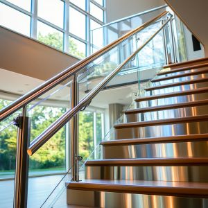 Wholesale Sleek Adjustable Stainless Steel Handrails for Decks and Patios from china suppliers