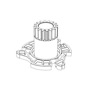OEM / ODM Precision Injection Molding VR Transparent Knob Control Shaft 1*4 No