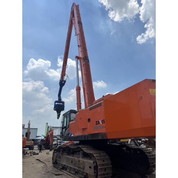 Quality HITACHI ZAXIS 890LCH with VIBRA pile driver for Heavy Construction Projects for sale