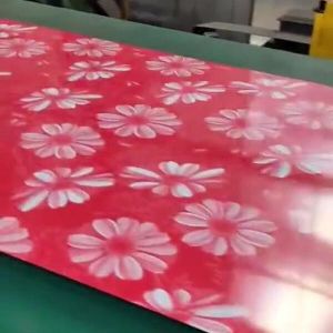 0.7x1250mm width colour coated steel coil colour coil