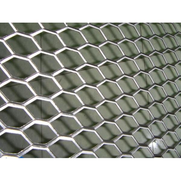 Galvanized Expanded Metal Mesh Grille Diamond Hexagon Hole