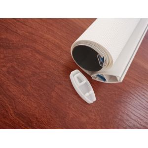 Outdoor Sunscreen Roller Blinds 30% Polyester 70% PVC Heat Block Out