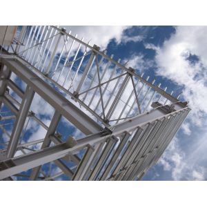 Structural Steel Building With Mezzanine Floor For Office Or Stock System