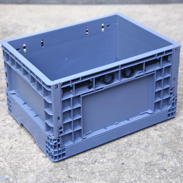 Quality Auto Plastic Logistics Box High Load Auto Parts Foldable Solid Box Heavy-Duty Recyclable PP Plastic Crate Logistic Stackable Crate for sale