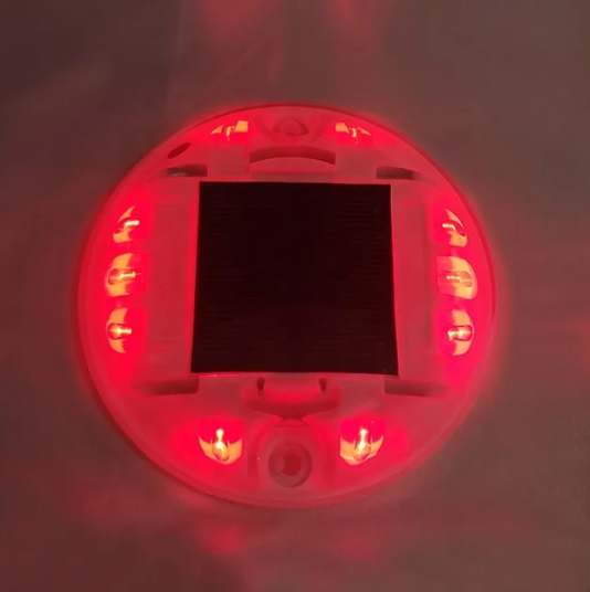 Solar Cat Eyes Road Marker Lights Flashed Working Time 100hours