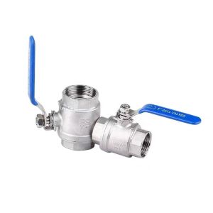 3/8" Ss304 Normal Pressure Ball Valve With Thread Connection 3A DIN NPT BSPT