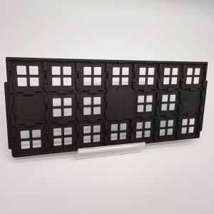 SGS Plastic Black ESD JEDEC Matrix Trays For Electronic Products