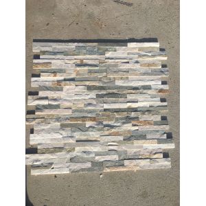 Artificial Yellow Split Slate Stone Wall Cladding