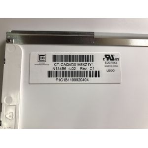 N134B6-L02 CMO 13.4" 1366(RGB)×768 220 cd/m² INDUSTRIAL LCD DISPLAY