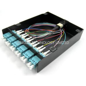 24 Fiber SC FC ST LC MPO MTP Cassette Modules For Patch Panel Distribution