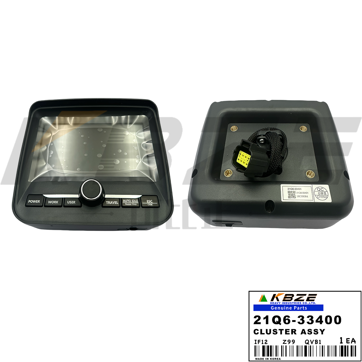 HYUNDAI R-9 Cluster Assy 21Q6-33400 Monitor for R140-9 R210-9 R380-9