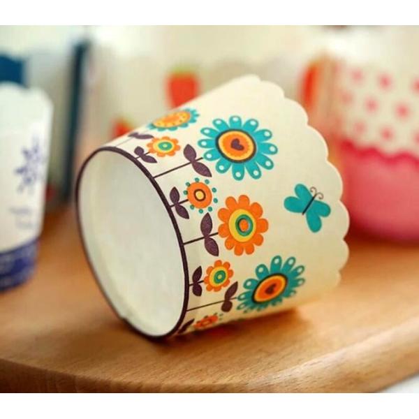 Custom logo printed single wall icecream paper cup,Biodegradable Eco Soup