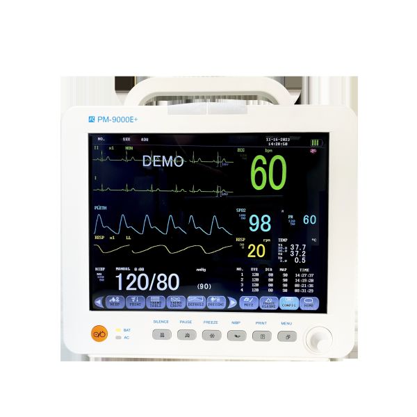 Cheap 38*20*41CM Size 3.24kg Net Weight Patient Monitor ECG Monitor with