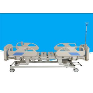 China 3 Functions ICU Electric Hospital Bed Height Adjustable Metal Material on sale