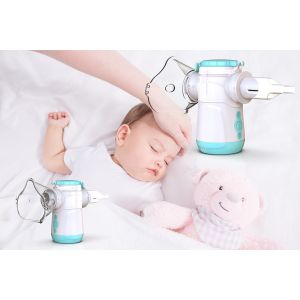 Medical ABS PC Plastic Portable Mesh Nebulizer 9-18ml Capacity