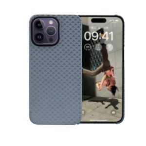 Ultra-Thin 0.8mm 16g Dirt-Resistant Aramid Carbon Fiber Magnetic Phone Case for