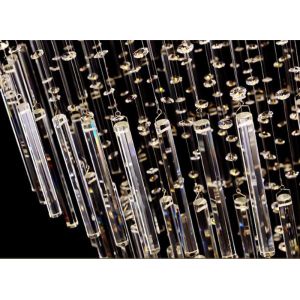 K9 Crystal Chandelier Modern Flush Mount Crystal Light Spiral Ladder Luxury