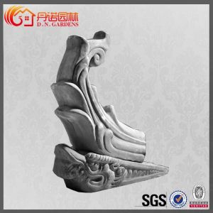 China Traditional Chinese Roof Ornaments Grey Temple Unglazed Tile Decoration Figures on sale