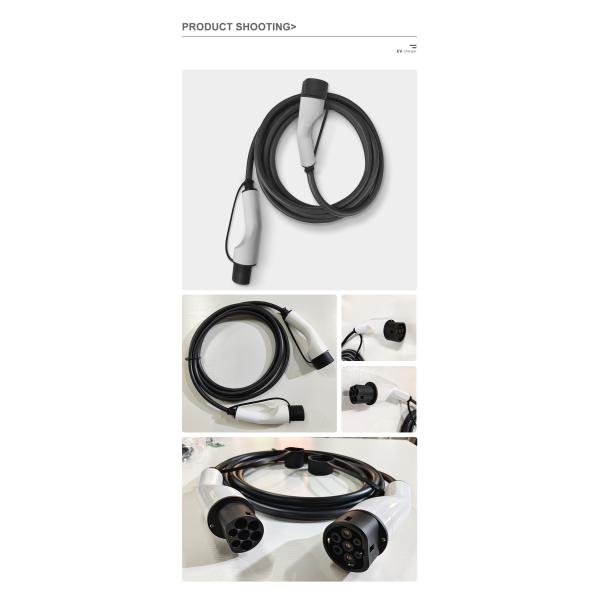 Prophylactic Temperature Protection Type 2 to Type 2 EV Charging Cable 5m Length from E-mingze for EV Charging Stations
