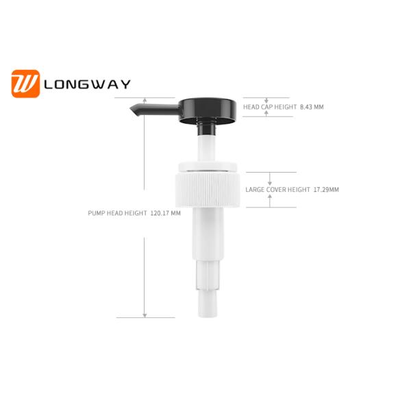 Durable Liquid Soap Pump / Hand Soap Pump Replacement For Cosmetic Bottle Packaging