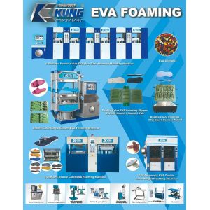 Multipurpose Durable EVA Foam Machine , 6 Stations Shoes Injection Molding