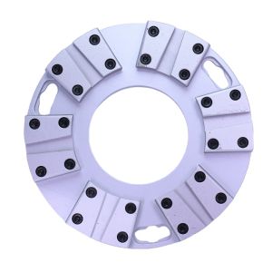 Wholesale 270mm Husqvarna Conversion Plate With Six Multi-function EZ-Change &amp; Redi-Lock Slots To Be Able To Use HTC and Husqvarna Floor Grinding Diamond Tools from china suppliers