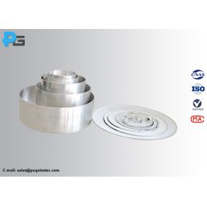 China Unpolished Aluminum Vessels for IEC60335-2-6 Compliant Cooking Tests with 110mm to 300mm Diameter and 2mm Wall Thickness on sale