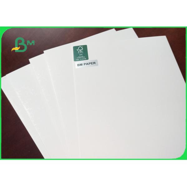 White Cardboard 1.5 / 1.35mm Ivory Board Paper Hight Thickness Glossy Smoothness White Cardboard For Packing
