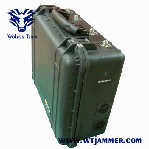 Quality Briefcase Shape IR Laser Telescope Long Distance Jamming Uav Drone Signal Jammer for sale
