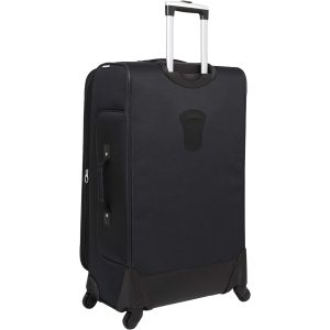 Softside Expandable Luggage, Black, Checked-Large 29-Inch