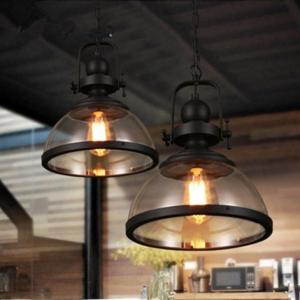 Wholesale Vintage Industrial glass Pendant Lights Loft iron antique Hanging Lamp(WH-GP-89) from china suppliers