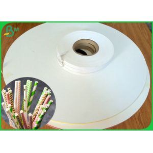 60gr 120gr Slitting Straw Paper Strip Roll Of Printed And Recycled