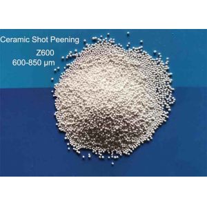 High Strength Ceramic Shot Peening Z600 600 - 850μM For Aerospace Industry