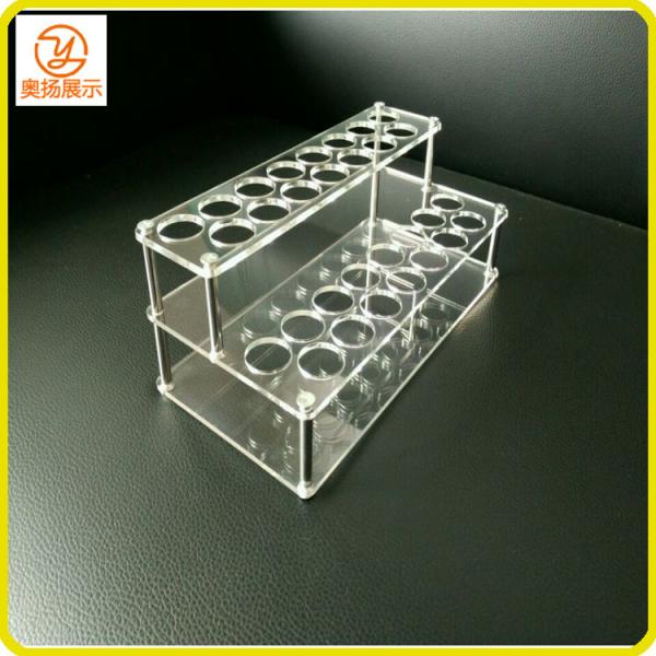 China factory customized disassembled clear acrylic cosmetic display lipstick