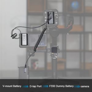 Alvin's NP-F550 to D-Tap Coiled Cable for Sony/Atomos | Upgraded