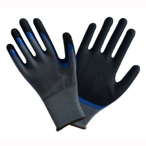 Wholesale Hand Protection Nitrile Work Gloves , Washable Breathable Nitrile Gloves from china suppliers