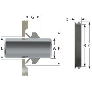 Hydraulic Cylinder FKM Rotary Seal Ring / Rubber NBR Sealing Ring