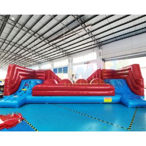 Adult Inflatable Sports Games Interactive Bouncer Big Baller Wipeout