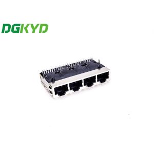 TAB UP Shielded 1X4 10G RJ45 Ethernet Connector