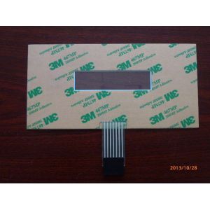 Waterproof LED Screen Single Membrane Switch Embossing With Metal Dome