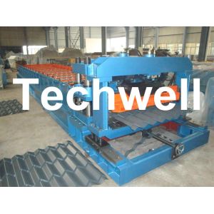 Color Steel Tile Roll Forming Machine For Roof Wall Cladding, Steel Roof Panel