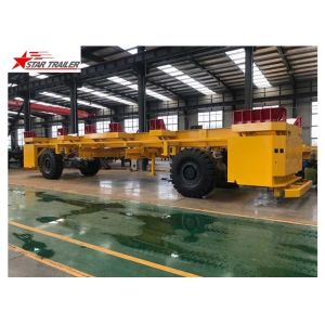 40 Foot Pipe Transport Trailer AGV Frame Safe Operate With JOST Landing Gear