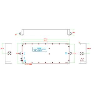 NXPA1100 1700MHz 20W RF Power Module Signal Jammer Customized